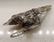 Interessante kleine Bergkristall-Stufe mit Glimmer