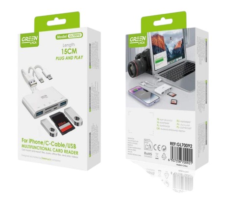 Usb kartenleser in 1 - 6-in-1, otg