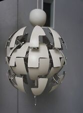 IKEA PS 2014 Design Deckenlampe Hängeleuchte Pendelleuchte weiß silber (F24-118)