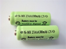 2x Akku Ni-MH 2/3AAA 300mAh