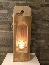 Windlicht Laterne Altholz 46cm