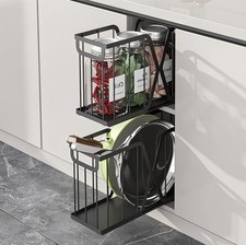 Teleskopschublade Küchenschublade Ausziehbar Schrankauszug Korbauszug Organizer