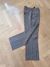 Zadig & Votaire 38 Hose 3/4 Länge kariert Herbsrfarben 100% Wolle hoher Neupreis