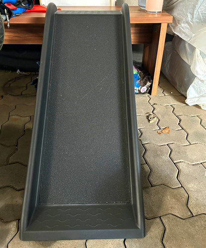 Hunderampe aus kunststoff mit - hunderampe,