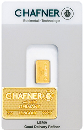 Goldbarren gramm hafner - goldbarren, c.
