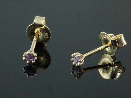 585 gold mini ohrstecker - 585,