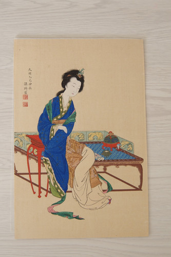 Japanischer holzschnitt ukiyoe - japanischer,