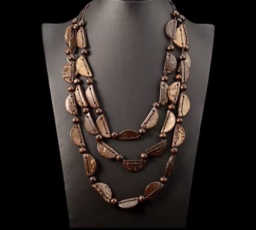 Halskette schmuck holz - ,