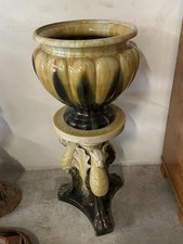 alte Blumensäule Majolika Element u. Massier, um 1925 TE210925/ 758