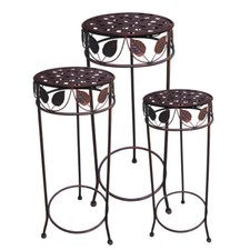 3er Set Blumenhocker /