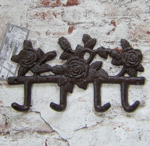 Garderobenhaken gusseisen 26cm - garderobenhaken,