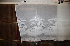 Scheibengardine mit Motiv  Bistrogardine ca 50 x 200 cm