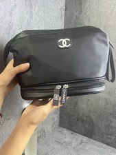 CHANEL Kosmetiktasche schwarz