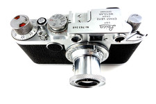 Leitz Leica IIf RF camera red dial Elmar 5cm f3,5 #763346 jo061*