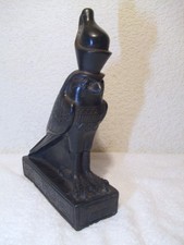 Altägyptische Horus Falke Statue /Gottheit, Handarbeit aus Ägypten, Höhe 30 cm