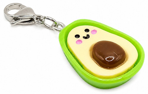 Avocado charm clip - avocado,