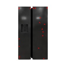Einzelstück – B-Ware - Samsung RS6GA8521B1/EG Side-by-Side Kühlschrank