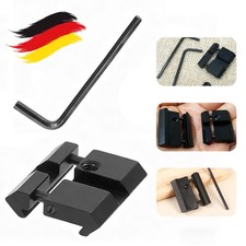 2stk Schienen Adapter Prismenschiene 11mm auf 20/21mm Weaver Picatinny Schiene,