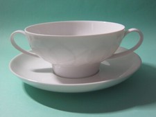 Rosenthal Lotus Weiß Suppentasse Suppengedeck