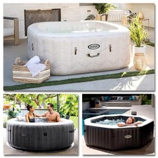 INTEX Whirlpool Pure SPA Jet Bubble Massage Becken Pool Kalkschutz