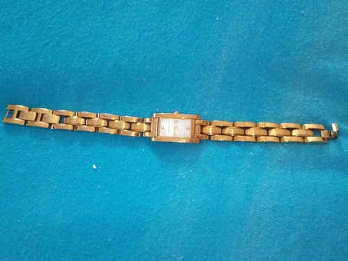 Fossil damenuhr gold eckig - gold,