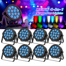 8x 140W RGBW Par can Bühnenlicht 14 LED DMX DJ Disco Hochzeit Bühnenbeleuchtung