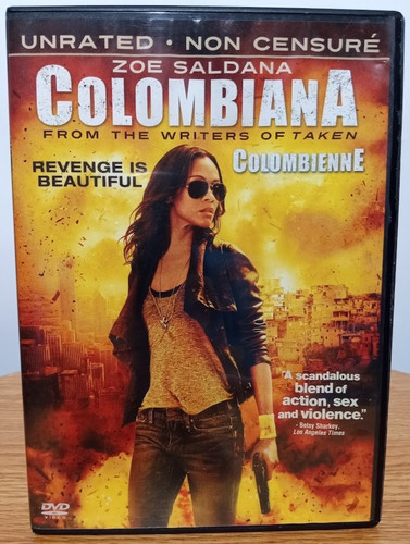 2011 dvd unrated columbiana - dvd,