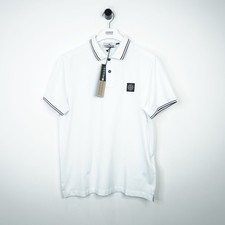 Stone Island Poloshirt weiß