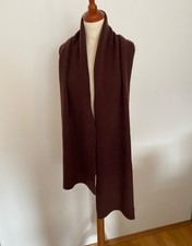 ROECKL Schal • Wolle/Angora • Braun • ca. 180 x 29 cm • Rippstrick Top Zustand