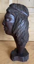 Figur indianer frau holz - indianer, höhe