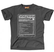 Shirt Unisex DOSIS SHETLAND SHEEPDOG Lebensergänzungsmittel Männer Hund Sheltie