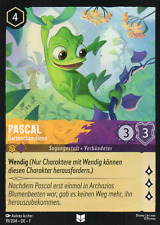 Disney Lorcana Karte Pascal - Gartenchamäleon 7ARI 19/204 Uncommon