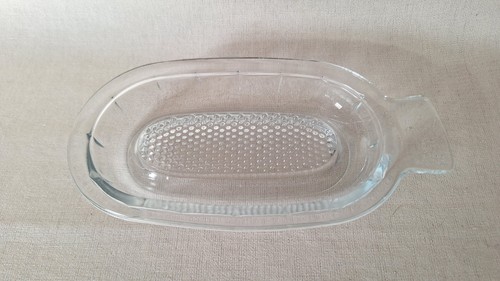 Apfelreibe pressglas vintage - pressglas,
