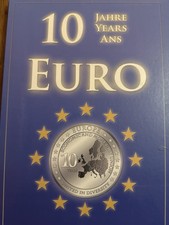 10 Jahre Euro Münze 15 Münzen Silber /Gold