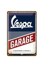 Vespa Retro Patina Blechschild