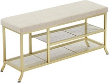 Schuhbank gold flurbank mit - flurbank,