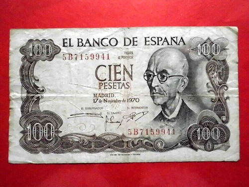 Banknote geldschein spanien - geldschein,