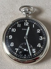 2.WK — Deutsche Wehrmacht — GLYCINE  Taschenuhr — Sammler — Militaria