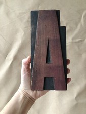 Vintage/Antik Holz Schrift