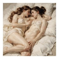 Limitierter Kunstdruck Frau