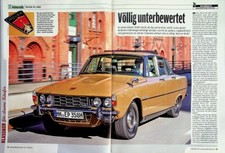 Auto Bild Klassik 1743) Rover P6 3500 mit 140PS in einer seltenen Vorstellung au