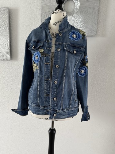 Wie neu damen jeansjacke blau - wie,