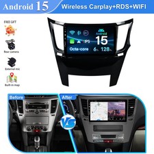6+128G Carplay DAB+ WIFI Autoradio Android 15 Für Subaru Legacy 2010-2014 RDS BT
