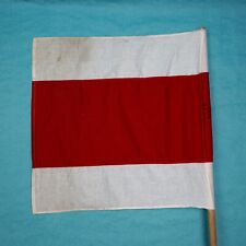 DB Deutsche Bundesbahn Signal Flagge von 1979 8345-12-173-0607 11/79 B. F. Bonn