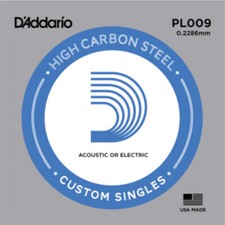 D'Addario PL009 - plain steel