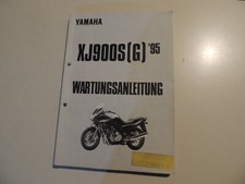 Yamaha XJ 900 S Diversion 1995  Repaparatur Wartung  Werkstatt handbuch