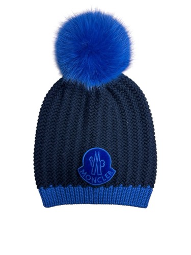 Moncler blue knit - moncler, hat