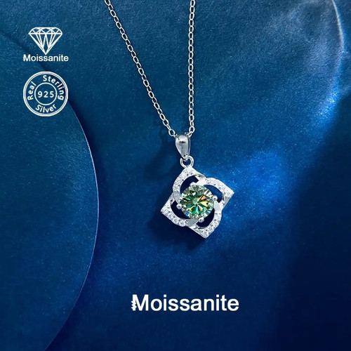 Moissanit halskette ct - moissanit,