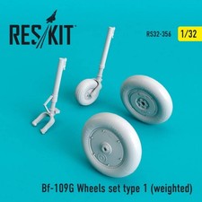 Bf-109G wheels set type 1
