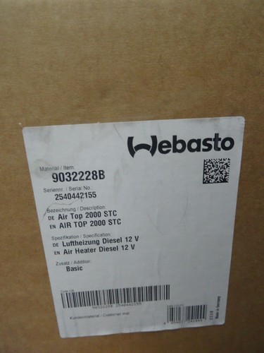 Webasto standheizung air - webasto,